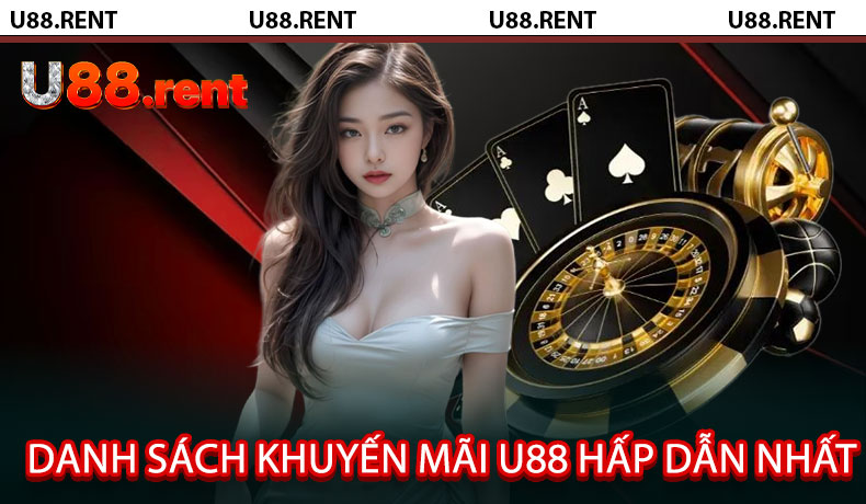 Danh sách khuyến mãi U88 hấp dẫn nhất